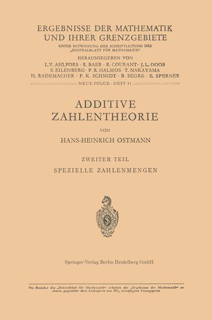 Additive Zahlentheo…