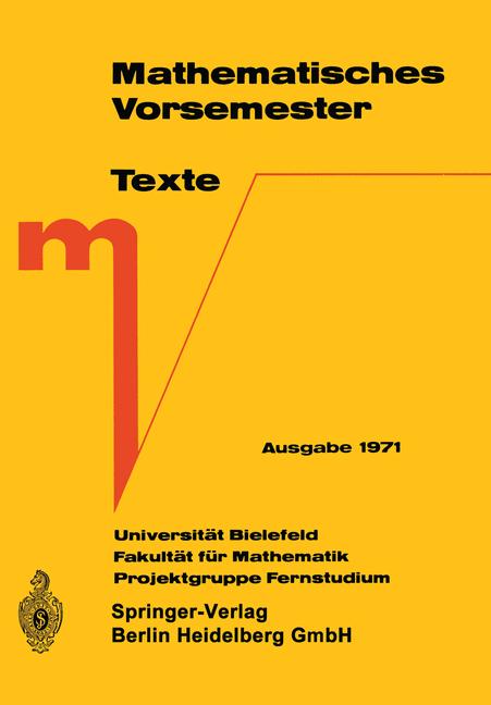Mathematisches Vorsemester