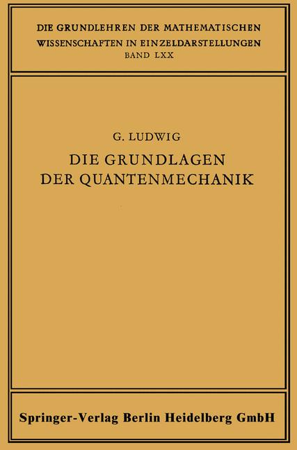 Die Grundlagen der Quantenmechanik-image-978-3-662-11921-1