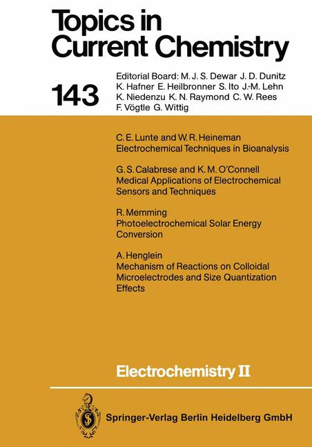Electrochemistry Ii