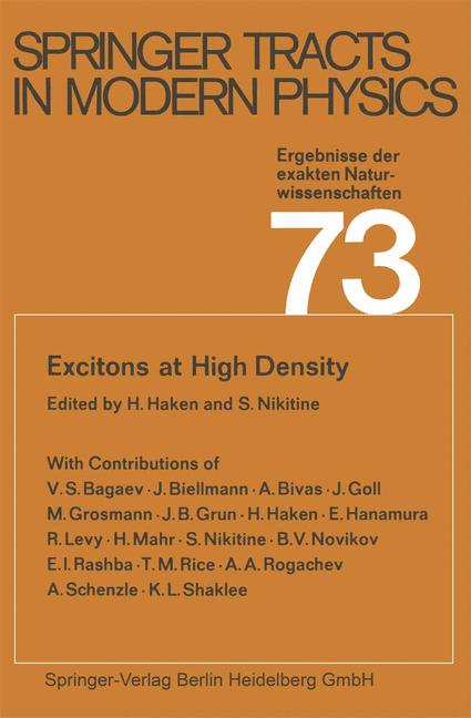 Excitons At High De… - image