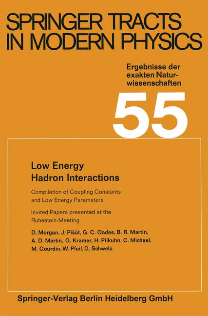 Low Energy Hadron I…
