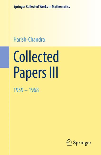 Collected Papers Iii