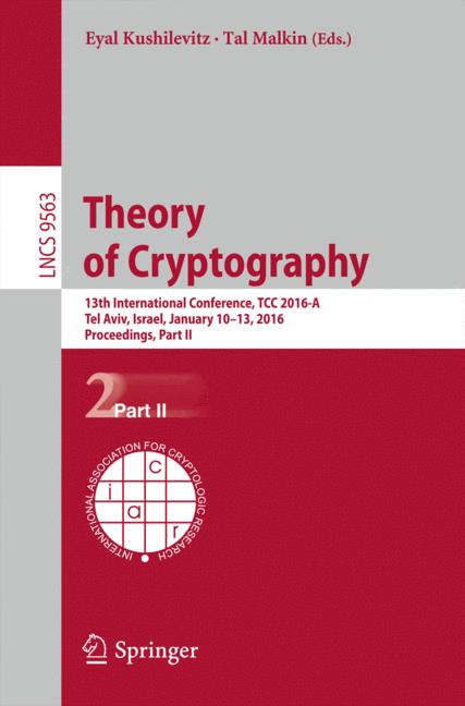 Theory Of Cryptogra… - image
