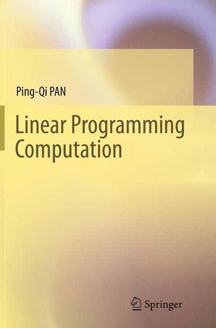 Linear Programming …