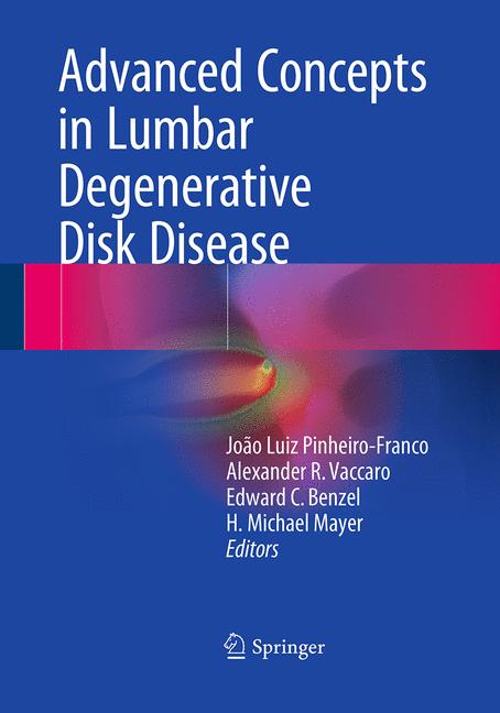 Springer Advanced Concepts In Lumbar Degenerative Disk Disease