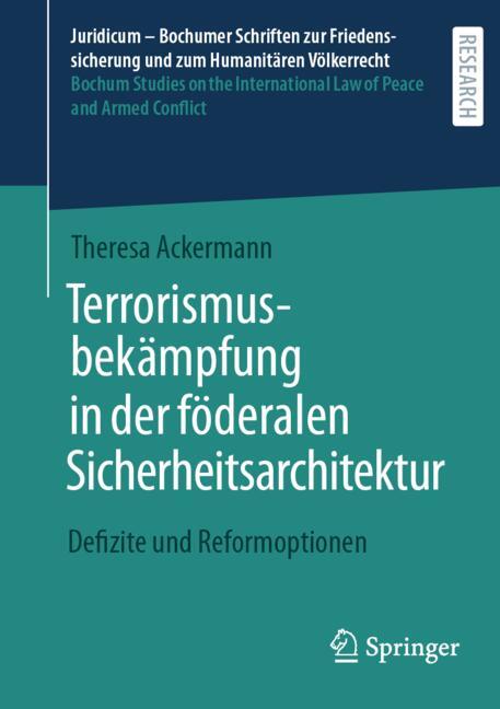 ISBN 9783662722329 product image for Terrorismusbekämpfung in der föderalen Sicherheitsarchitektur | upcitemdb.com