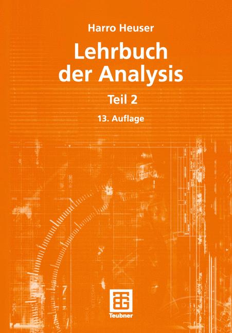 Lehrbuch Der Analys…