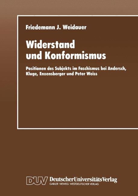 Widerstand Und Konf…