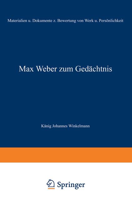 Max Weber Zum GedÃ¤… - image