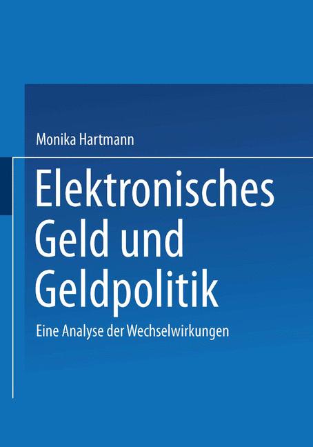 Elektronisches Geld…