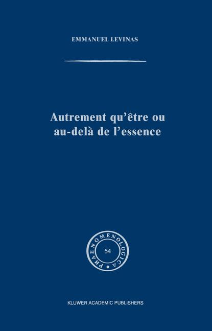 Autrement Qu'ÃªTre …