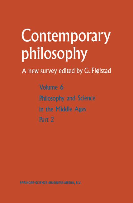 Philosophie Et Science Au Moyen Age / Philosophy And Science In The Middle Ages