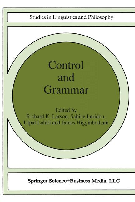 Control And Grammar
