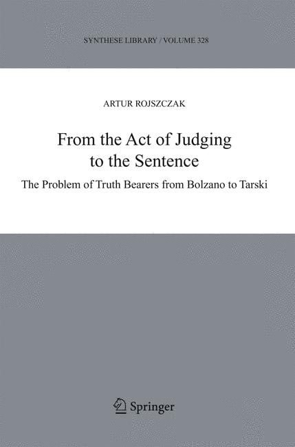 From the Act of Judging to the Sentence