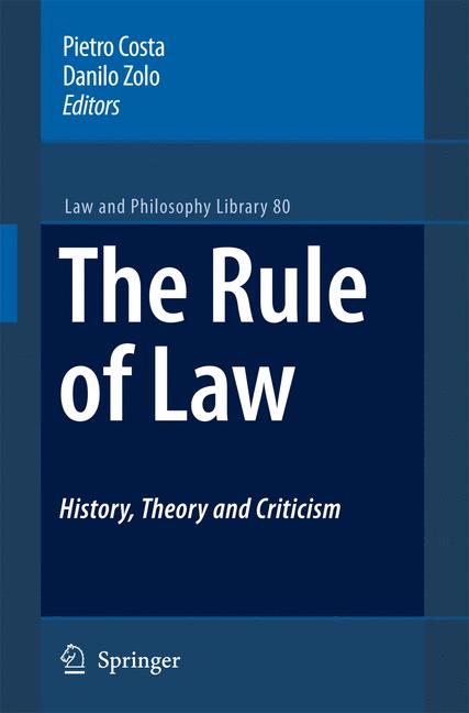 ISBN 9789048174379 product image for The Rule of Law History, Theory and Criticism | upcitemdb.com