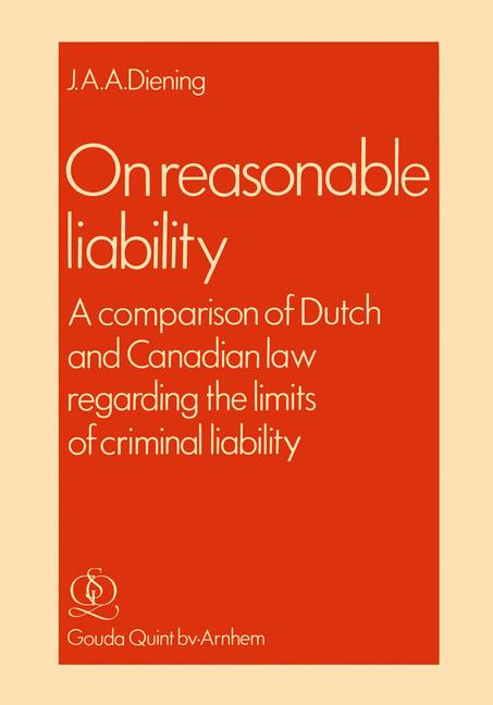 ISBN 9789060002506 product image for On Reasonable Liability | upcitemdb.com