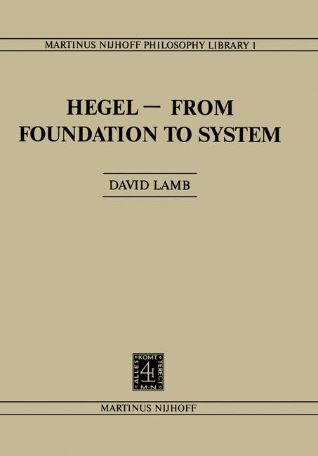 HegelâFrom Founda… - image