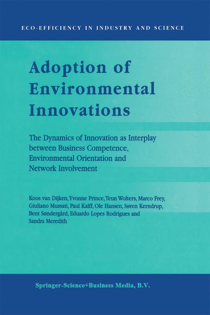 ISBN 9789401037402 product image for Adoption of Environmental Innovations | upcitemdb.com