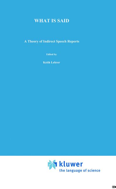 What Is Said - image