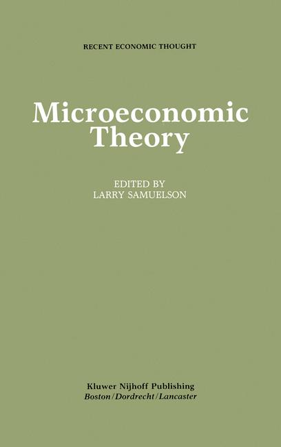 ISBN 9789401083720 product image for Microeconomic Theory | upcitemdb.com