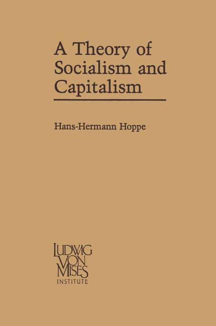 Springer Netherlands A Theory Of Socialism And Capitalism