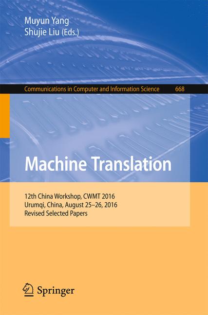 ISBN 9789811036354 product image for Machine Translation | upcitemdb.com