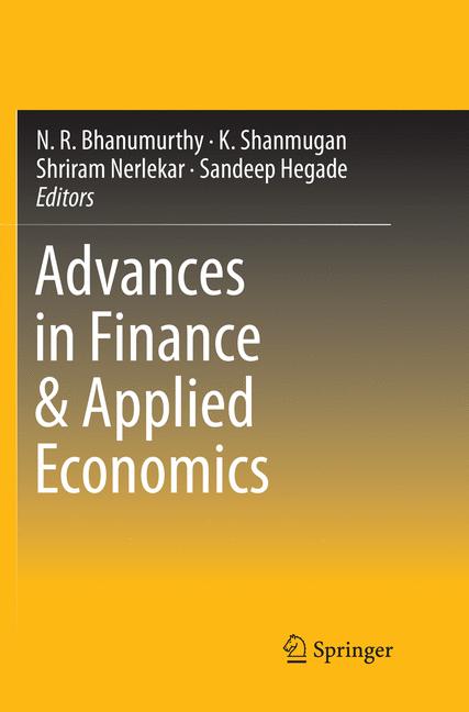 Springer Advances In Finance & Applied Economics