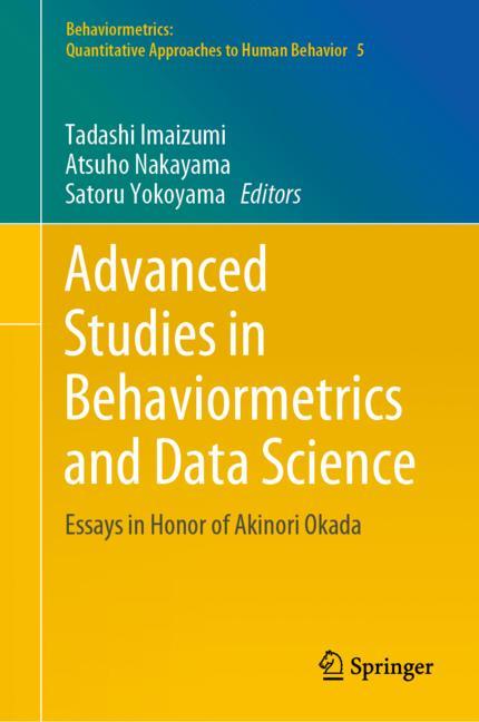 ISBN 9789811527005 product image for Advanced Studies in Behaviormetrics and Data Science | upcitemdb.com