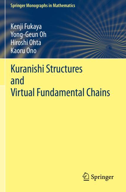 Springer Nature Singapore Kuranishi Structures And Virtual Fundamental Chains