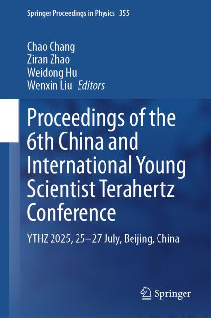 ISBN 9789819596256 product image for Proceedings of the 6th China and International Young Scientist Terahertz Confere | upcitemdb.com