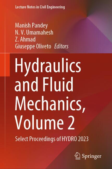 ISBN 9789819788941 product image for Hydraulics and Fluid Mechanics, Volume 2 | upcitemdb.com
