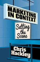 Front cover of Marketing in Context