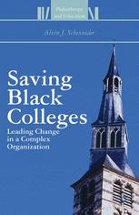 Front cover of Saving Black Colleges