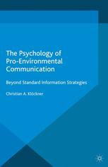 Front cover of The Psychology of Pro-Environmental Communication