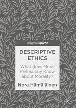 Front cover of Descriptive Ethics