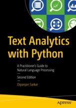 Front cover of Text Analytics with Python