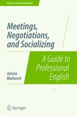 Front cover of Meetings, Negotiations, and Socializing