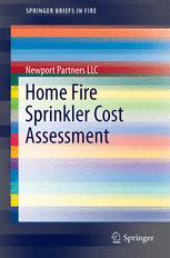 Front cover of Home Fire Sprinkler Cost Assessment