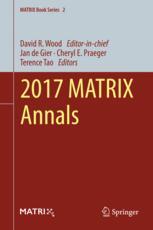 Front cover of 2017 MATRIX Annals