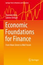 Front cover of Economic Foundations for Finance