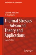 Front cover of Thermal Stresses—Advanced Theory and Applications