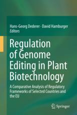 Front cover of Regulation of Genome Editing in Plant Biotechnology