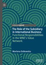 Front cover of The Role of the Subsidiary in International Business