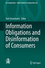 Front cover of Information Obligations and Disinformation of Consumers