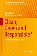 Front cover of Clean, Green and Responsible?