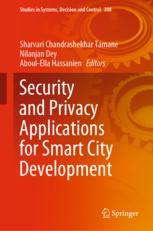 Front cover of Security and Privacy Applications for Smart City Development