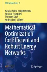 Front cover of Mathematical Optimization for Efficient and Robust Energy Networks