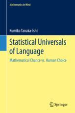 Front cover of Statistical Universals of Language