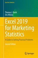 Front cover of Excel 2019 for Marketing Statistics